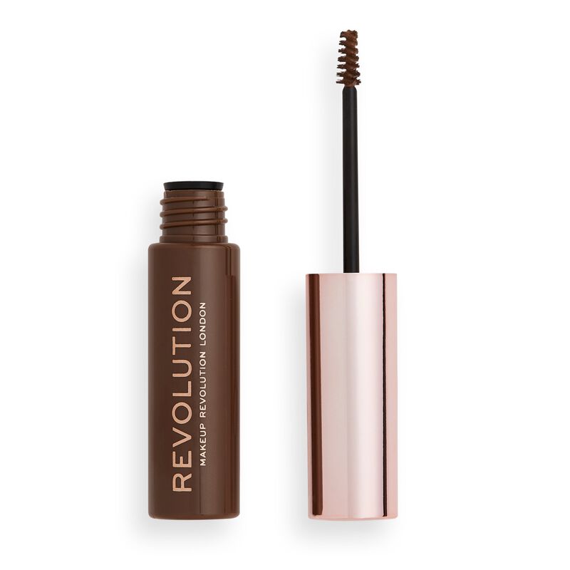 Photos - Eye / Eyebrow Pencil Makeup Revolution Brow Gel Medium Brown 
