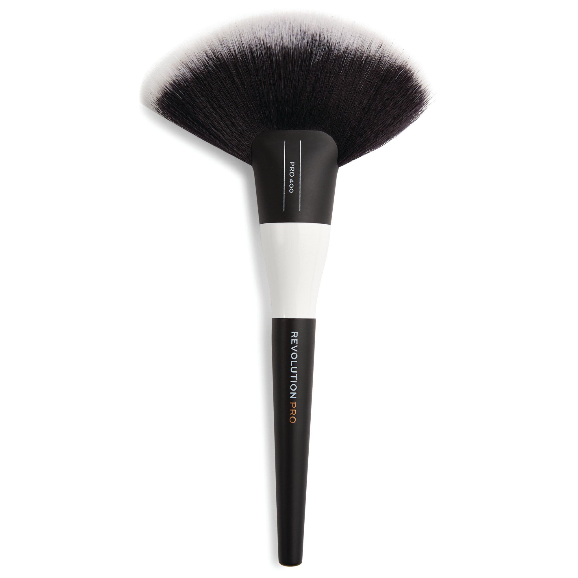 fan makeup brush