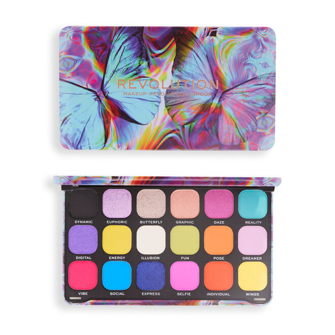 Makeup Revolution Forever Flawless Digi Butterfly Eyeshadow Palette Revolution Beauty 