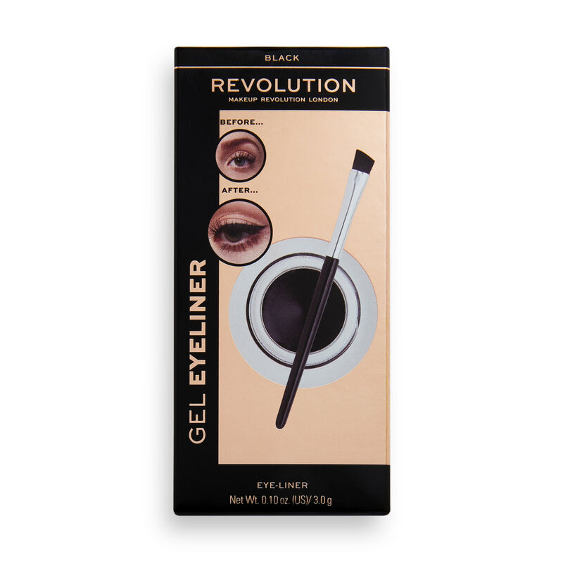 Photos - Eye / Eyebrow Pencil Makeup Revolution Gel Eyeliner Pot With Brush 