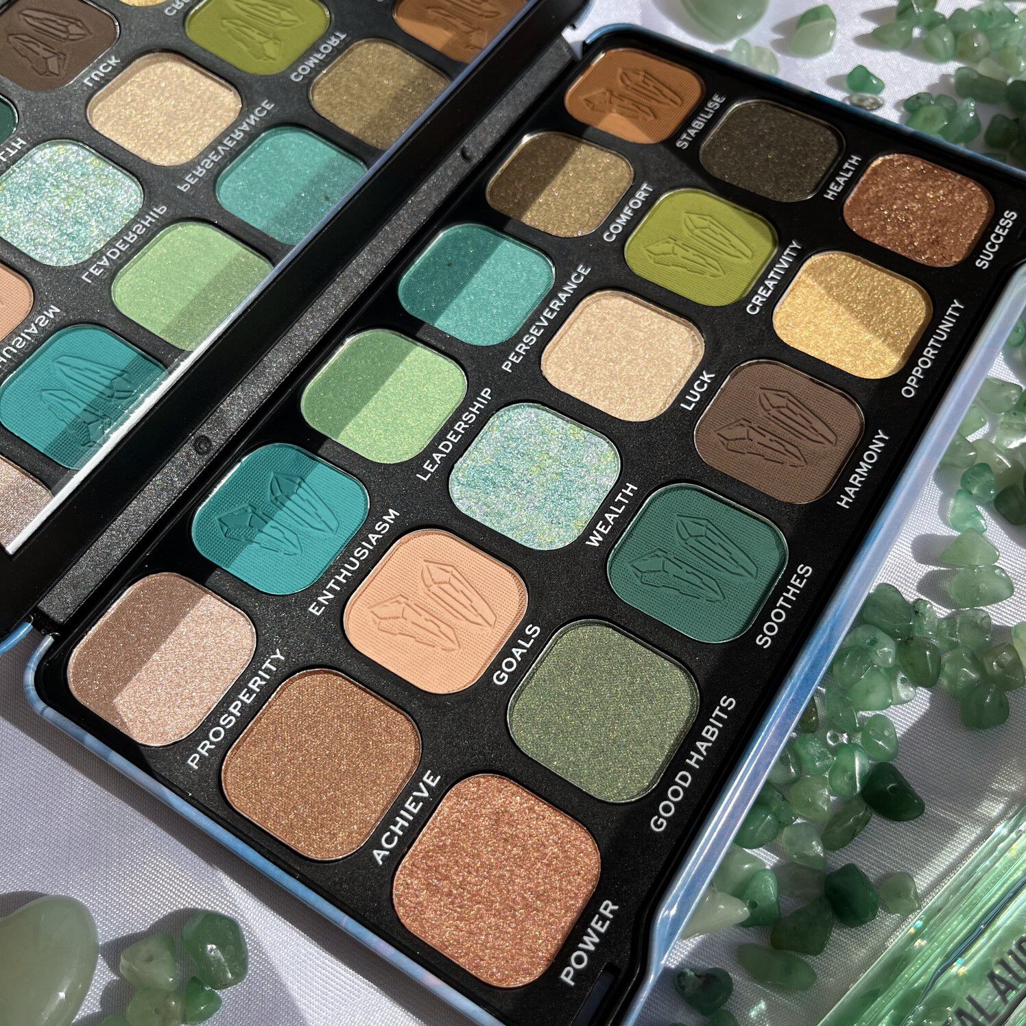 Revolution Crystal Aura Forever Flawless Shadow Palette