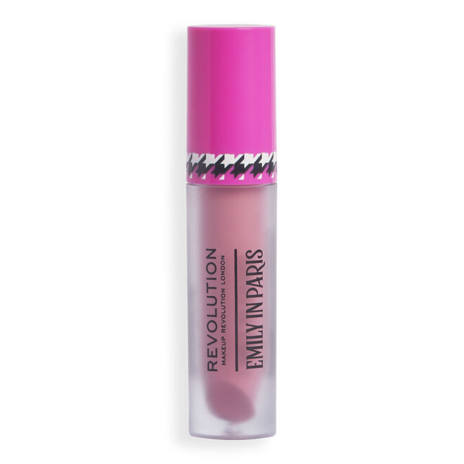 Makeup Revolution X Emily in Paris Multi-use Lip & Cheek Blush Pinky Swear Pink