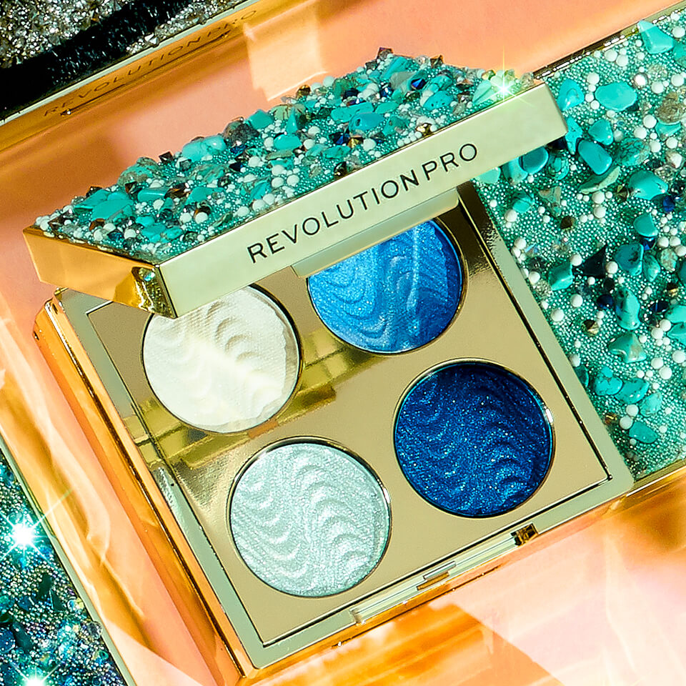 An image of the Revolution Pro Ocean Treasure Eyeshadow Palette