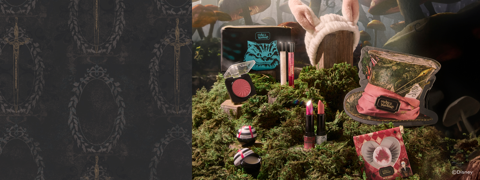 revolution beauty x disney's alice in wonderland