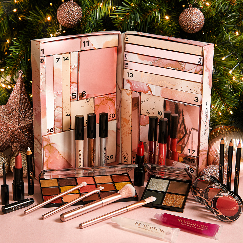 Makeup Revolution x Friends 12 Days Of Christmas Advent Calendar -  Calendrier de l'Avent, 12 produits