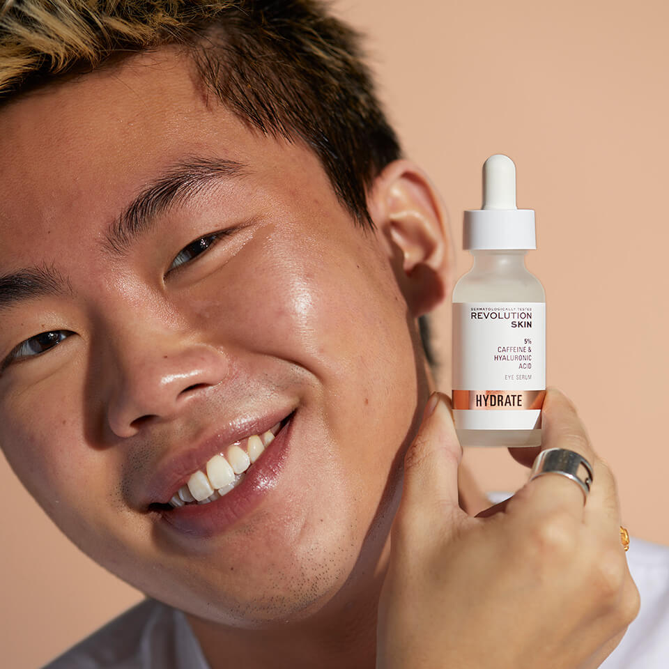 A close-up of a person smiling