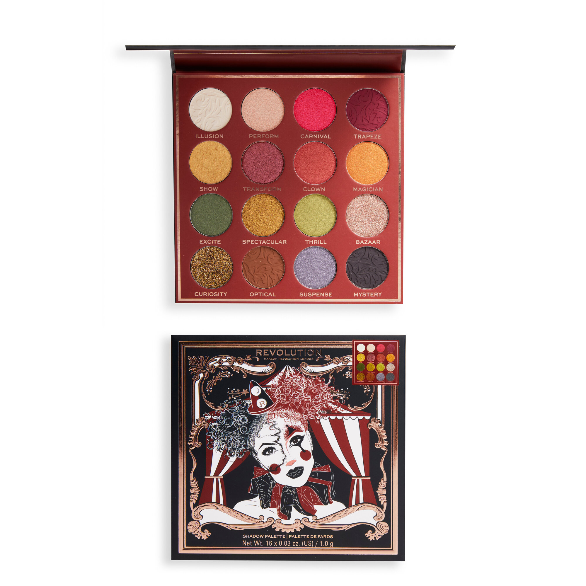 Makeup Revolution Carnival of Curiosity Shadow Palette