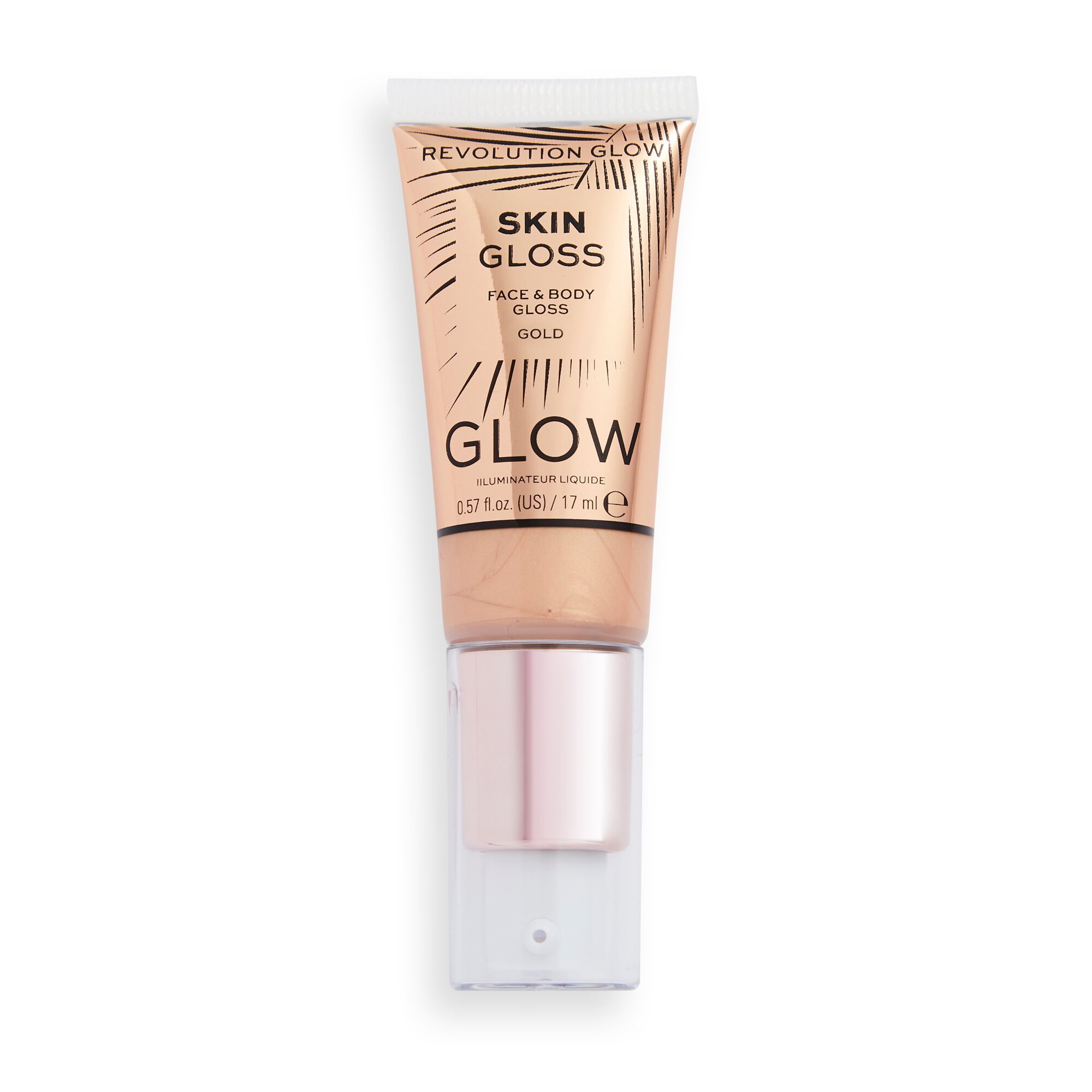 Revolution - Illuminante - Glow Skin Gloss - Face & Body Gloss Illuminator  - Gold, Body Glow, Skin Care, Cura