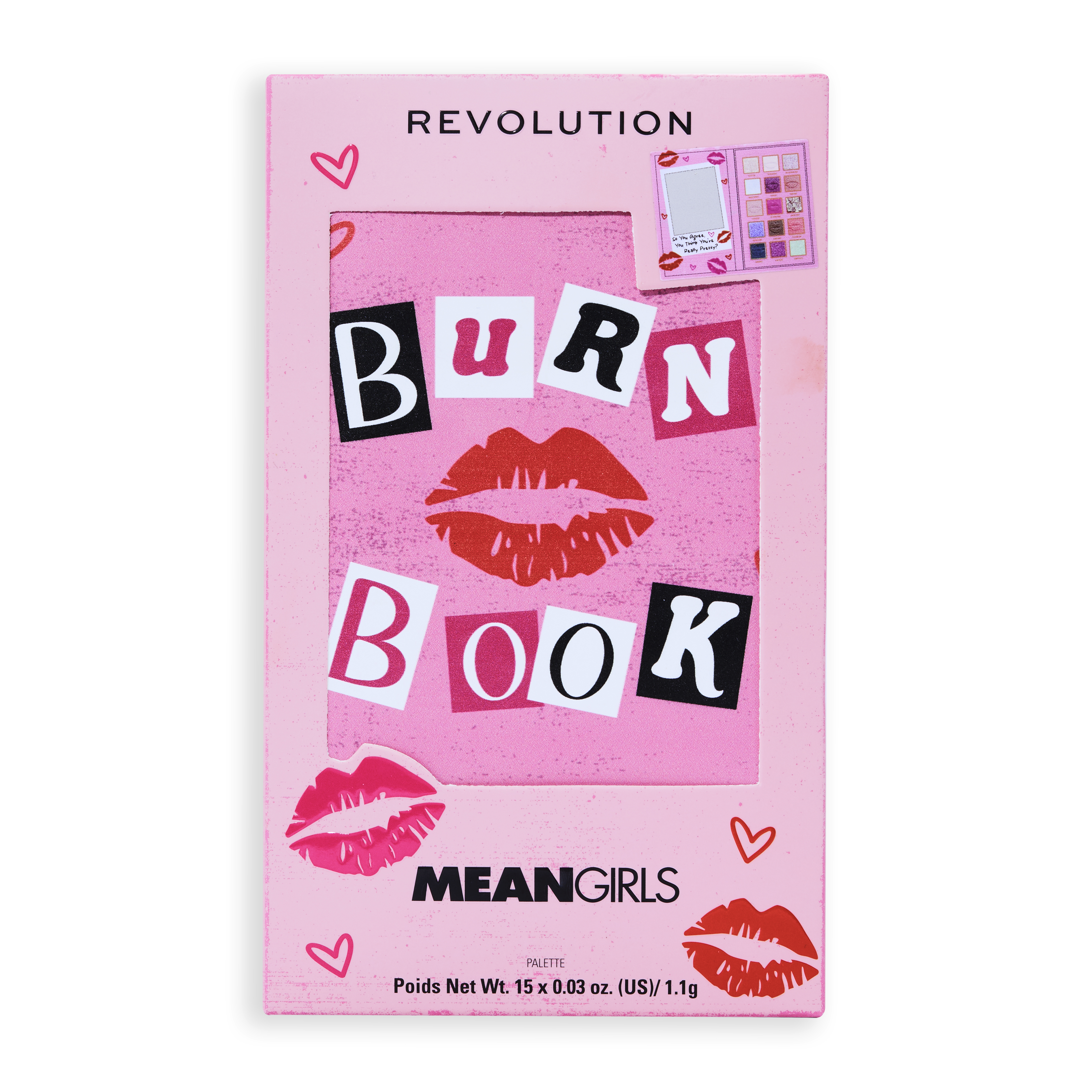 Mean Girls x Revolution Burn Book Eyeshadow Palette