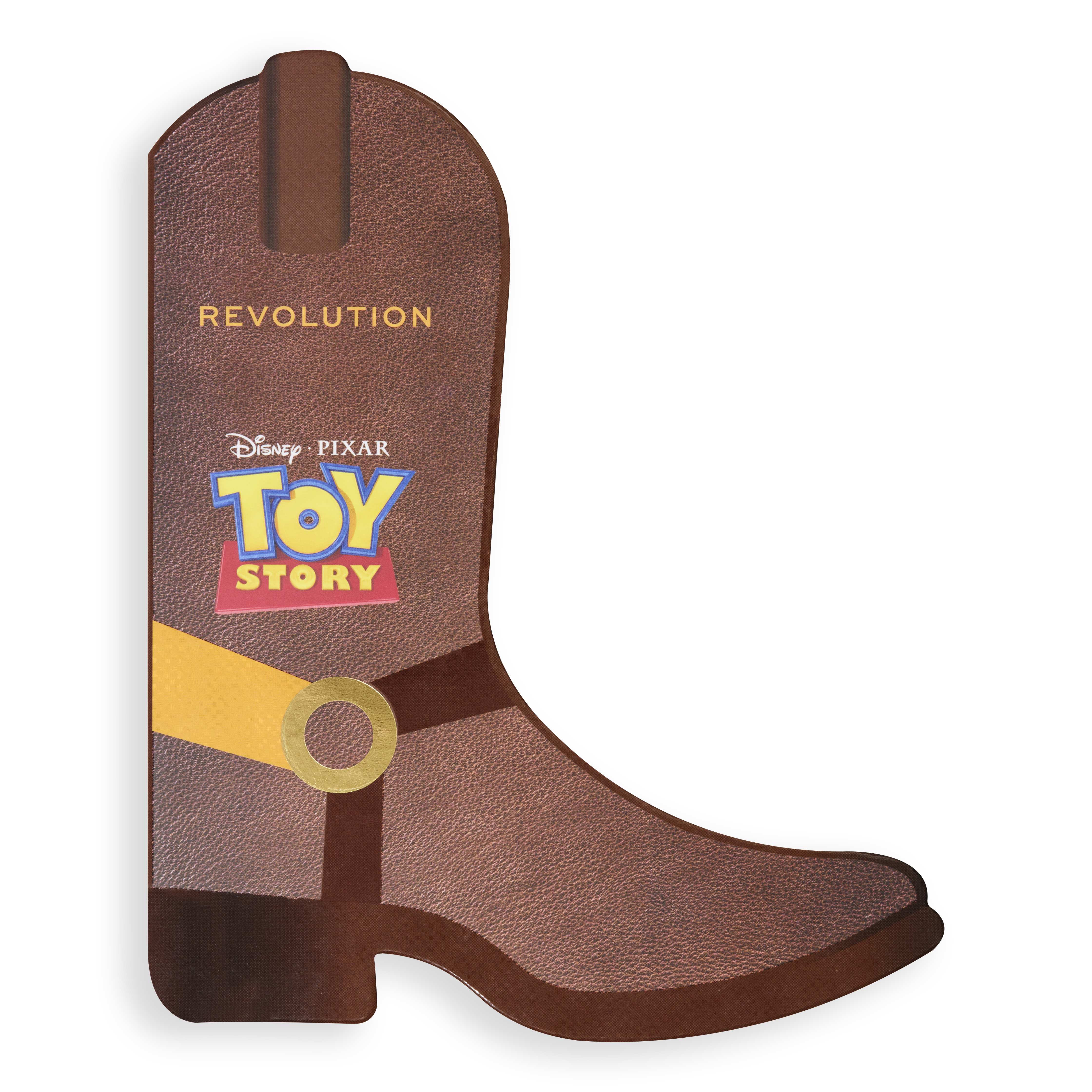 Disney and Pixar's Toy Story x Revolution Woody Boot Eyeshadow Palette