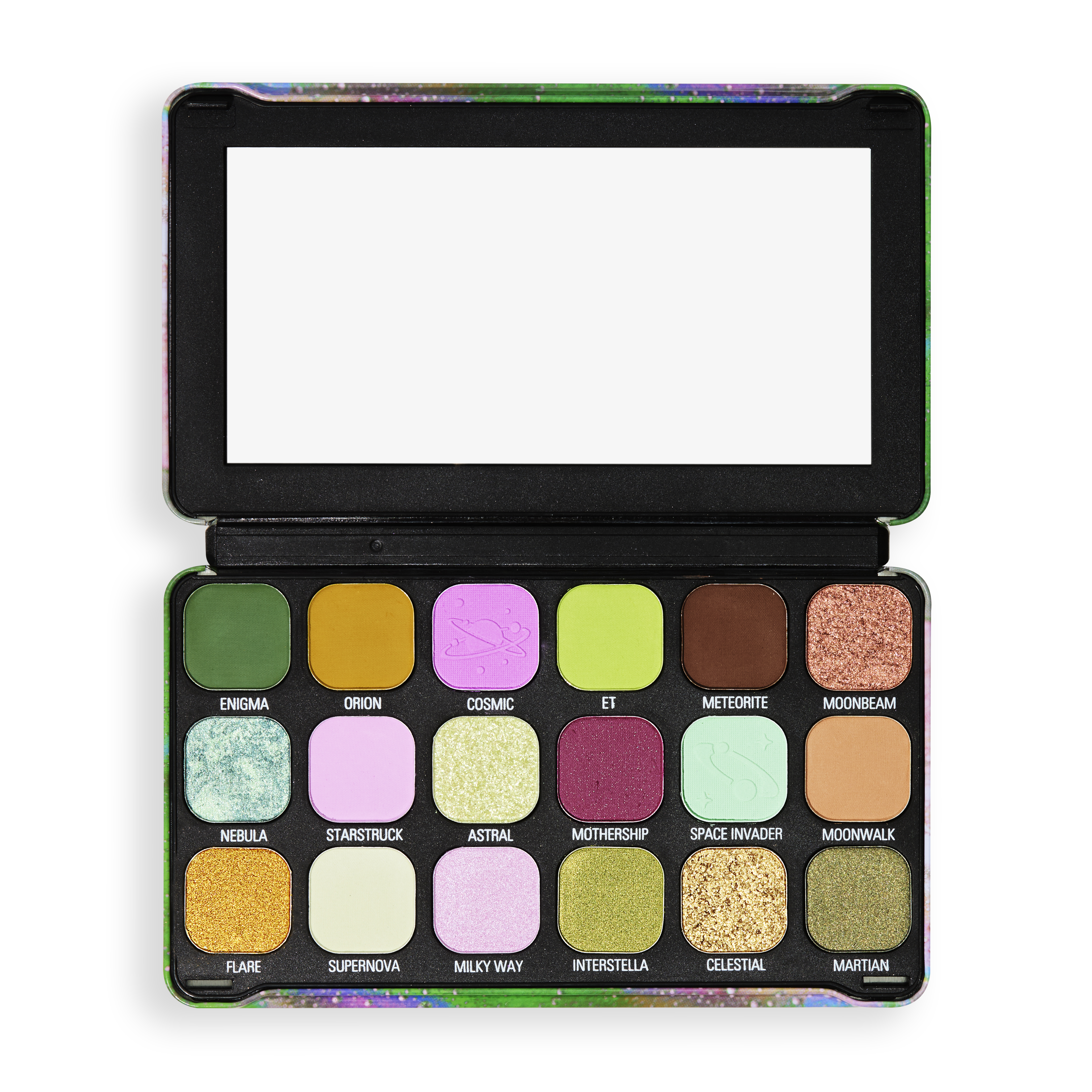 Revolution Forever Flawless Eyeshadow Palette Astro Nova Green