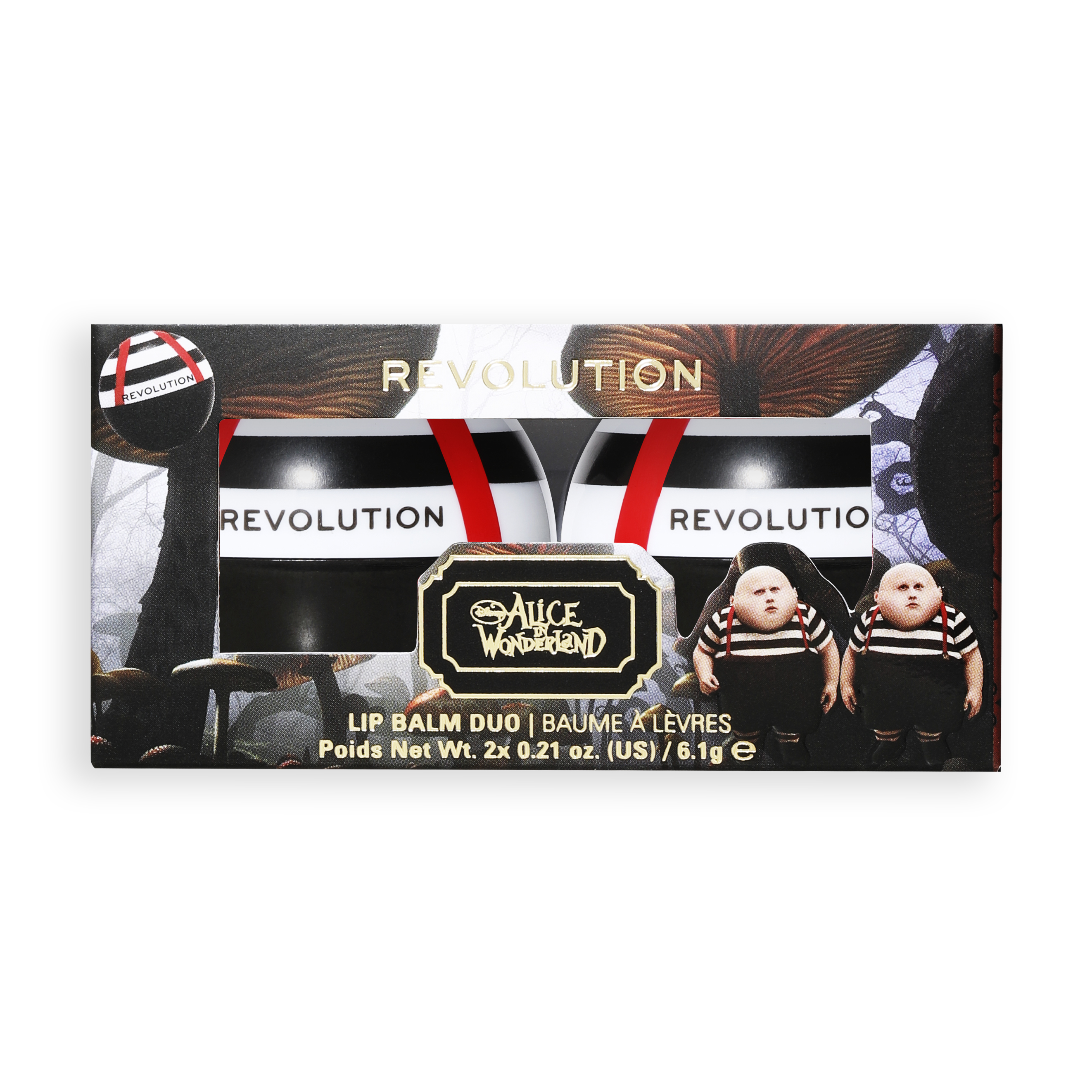 Disney’s Alice in Wonderland & Revolution Fat Boys Lip Balms